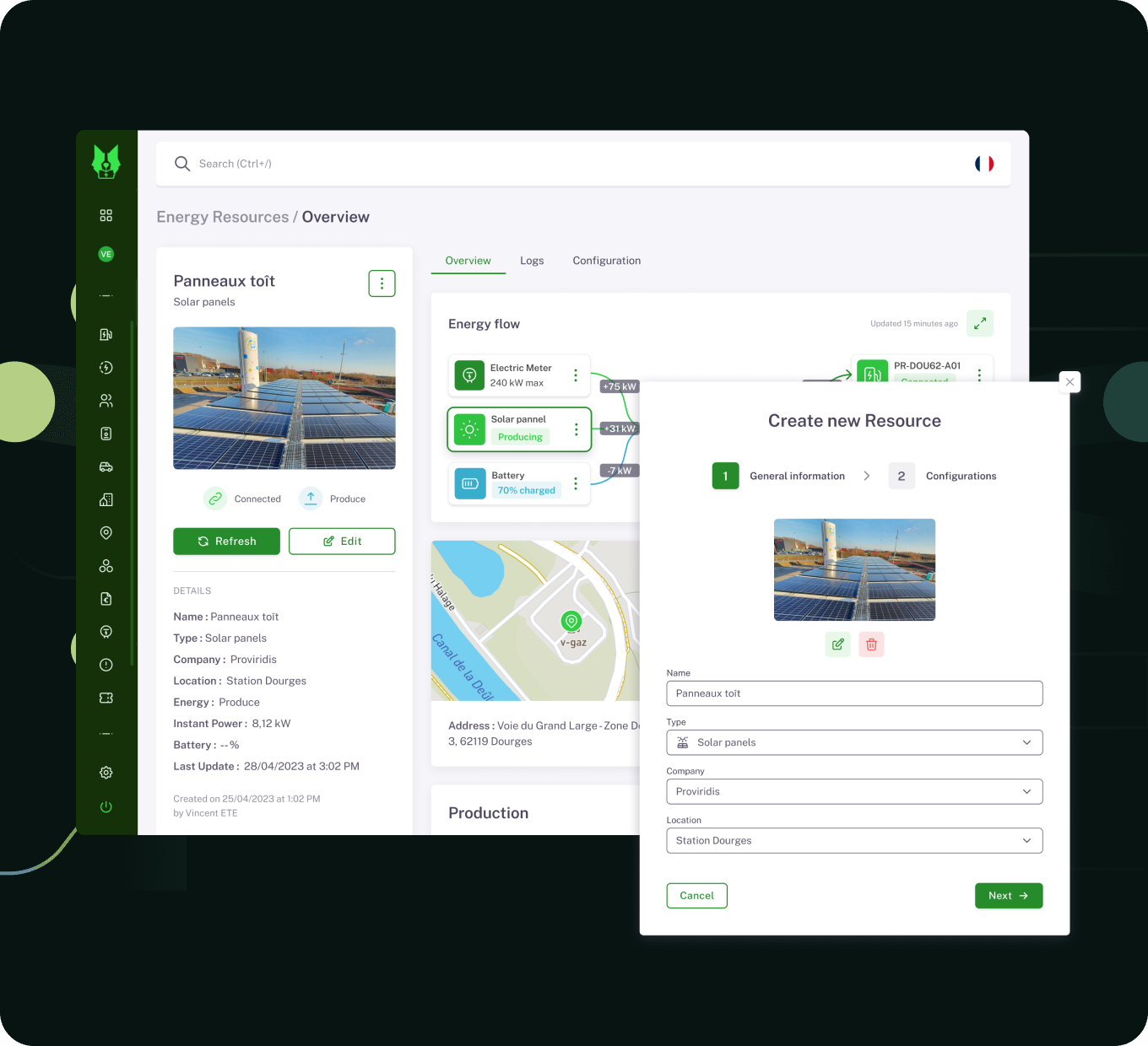 Plataforma de gestión de la energía