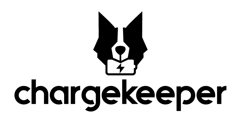 Logo Chargekeeper vertical negro